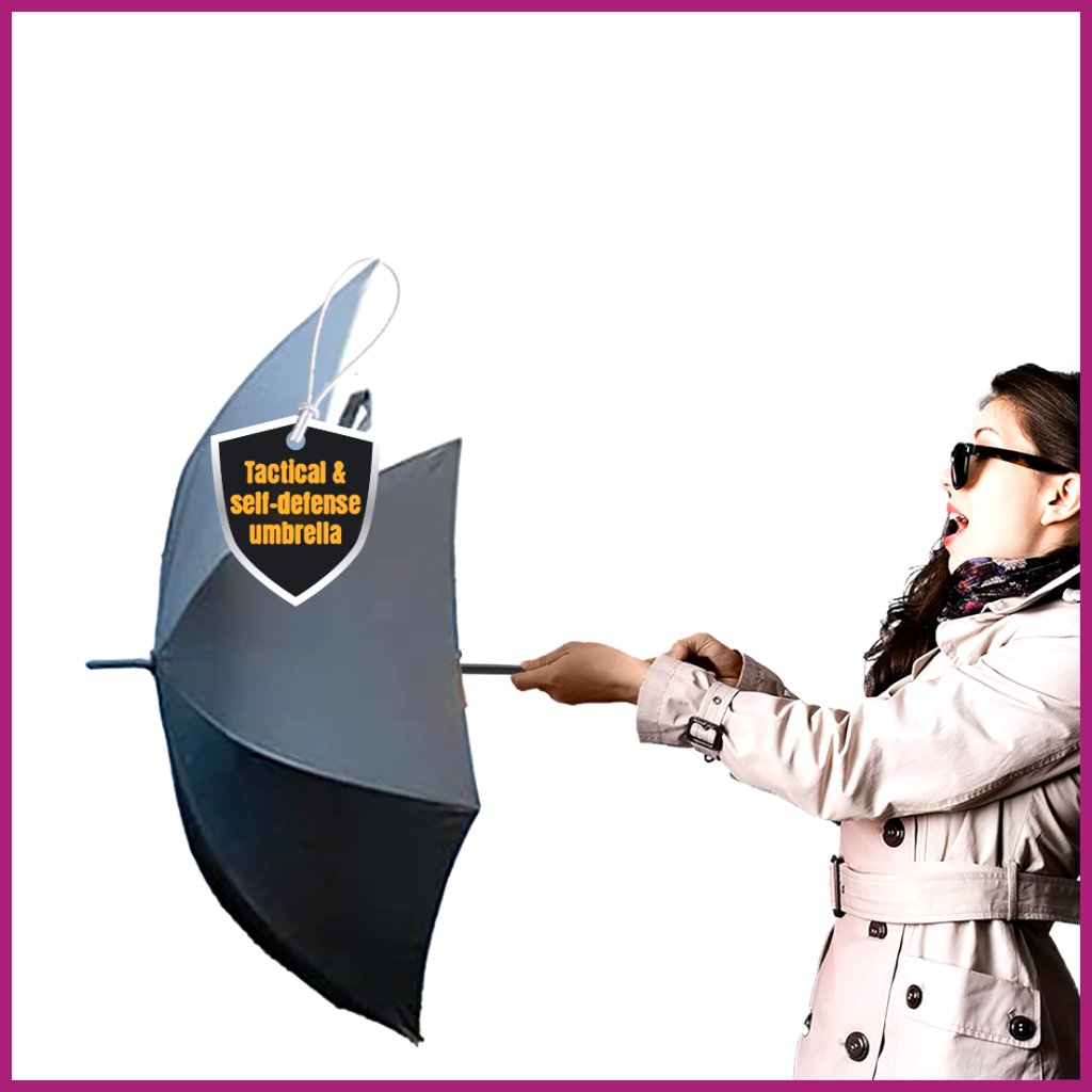 Windproof Unbreakable Fiberglass Umbrella With Carbide Tip